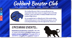 Desktop Screenshot of goddardboosterclub.com